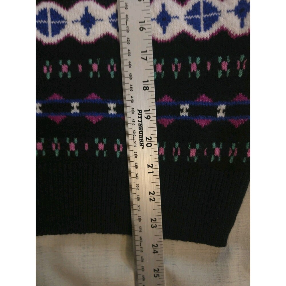 NWT Loft Fair Isle Puff Long Sleeve Sweater Size Small Cotton Blend - Picture 9 of 11